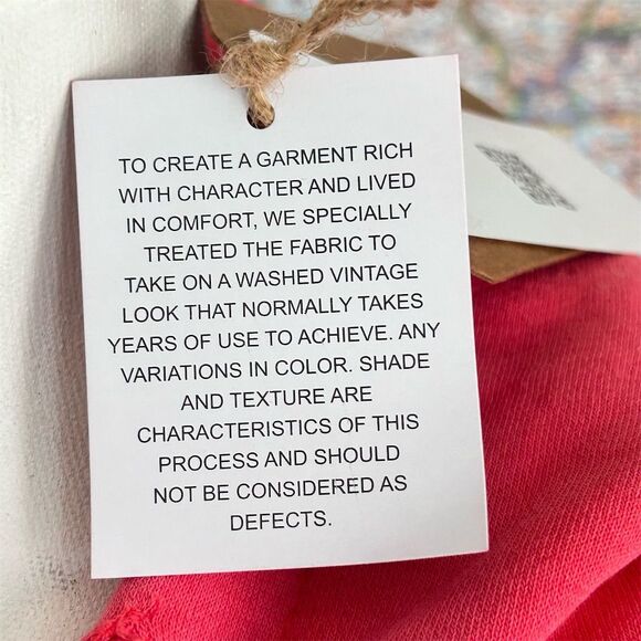 NWT U.S. Vintage Women Size 2XL Pink Zip-Up Hoodie "Be Kind Always"  Jacket - Picture 4 of 8